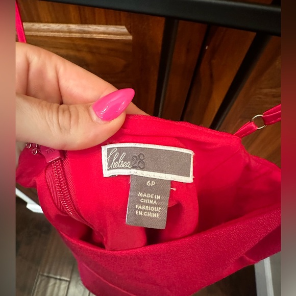 Pink formal dress.Angled bottom. Worn once for a wedding.Beautiful dress - Picture 3 of 3